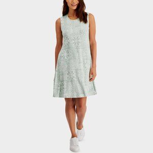 NWT Womens Petite Size Large LP Style & Co. Bandana Print Flip Flop Mini Dress